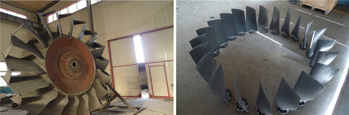 超音速噴塗在電廠風機上的應用 超音速噴塗在電廠風機上的應用