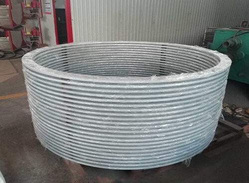 風電法蘭腐蝕磨損進行防腐塗層修複