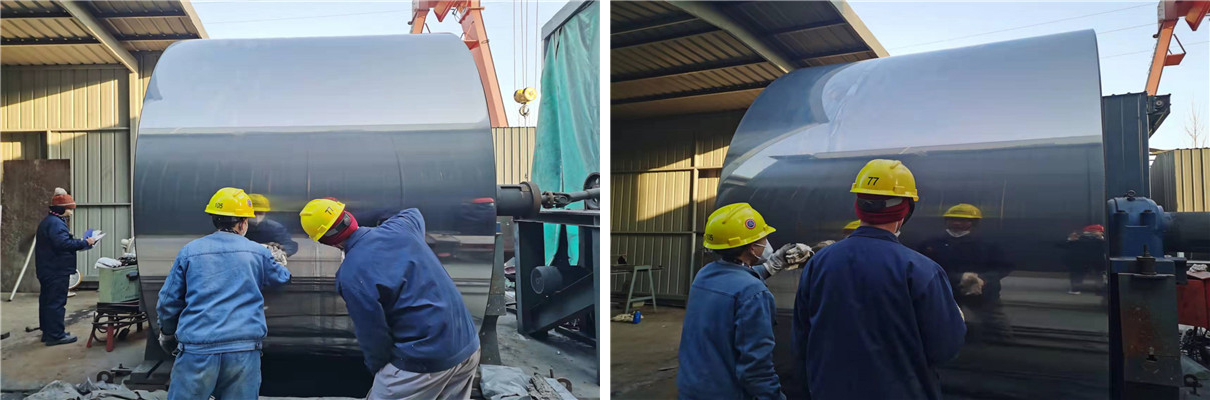 造紙烘缸表麵電弧噴塗不鏽鋼塗層 造紙烘缸表麵電弧噴塗不鏽鋼塗層